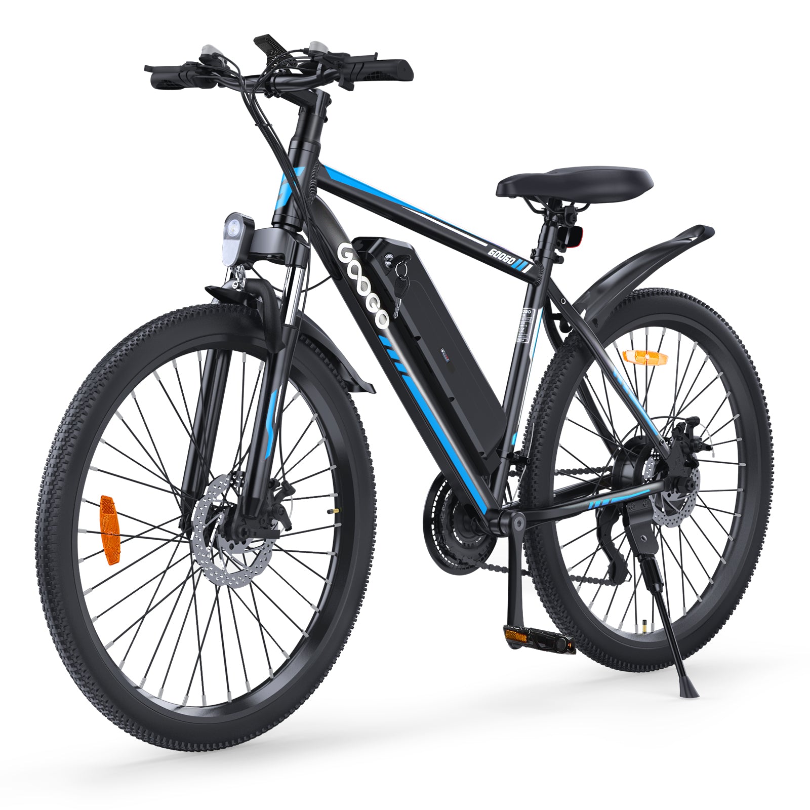 Googo 26"  Electric Mountain Bike with 350W Motor,Removable 36V 10Ah Battery,Professional 21 Speed Gears